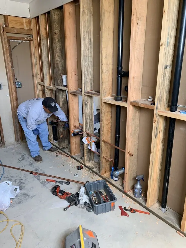 Commercial rough-in plumbing for Water Heater Replacement in Kenland